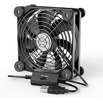 ELUTENG USBファン 12cm 冷却ファン USB扇風機 5V PCファン